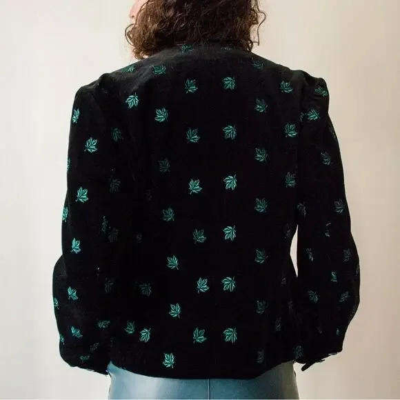 GUY LAROCHE PARIS COUTURE Velvet Embroidered Jacket